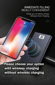 Powerbank kémkamera Wifi / P2P 4K + 10000 mAh akkumulátorral + éjszakai látás 6x IR LED-del