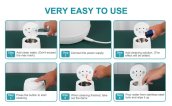 Ultrasonic retainer cleaner - Denture cleaning 210ml /brushes/pacifiers/jewelery 45kHz UV C 360°