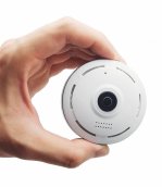 Camera panoramică de 360 ​​° cu rezoluție HD + LED-uri IR