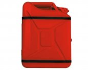 Porta bidones - Bidón de gasolina metálico ROJO Minibar de ginebra de 20L en bidón Bidón