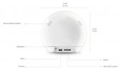 Intelligent IP Security Camera ATOM with face detection + auto tracking and viewing angle 360 ° - CES Innovation Awards