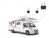 Wireless rear camera with monitor - 4x camera + 7" LCD with DVR (Audio + Video) + 128GB SDXC Card