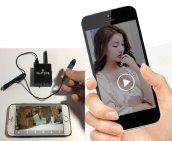 Micro pinhole kaamera FULL HD 90° nurk + heli - Wifi DVR moodul reaalajas jälgimiseks