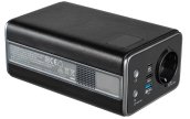 Portable charging station + 40000 mAh battery + USB output max 2,4A + 230V with input power 100W