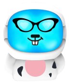 Speaker for children with a changing face - Small portable wireless bluetooth 3W - White