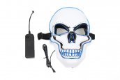 LED ansiktsmask - Skalleblå