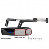 Kamera na hlavu s bluetooth připojením přes mobil - FULL HD + Wifi (prohlížení přes app)