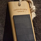 Scheermesslijper - luxe houten Gentleman's Choice scheermesjesslijper