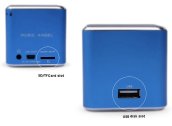 携帯電話/PC + Micro SD カード用ミニワイヤレス Bluetooth スピーカー