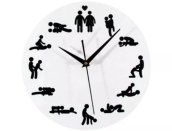 Kamasutra hodiny nástěnné - Hodiny na zeď s motivem Kamasutry 30cm
