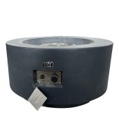 小型屋外ガス暖炉 - ポータブルコンクリートファイヤーピットコーヒー