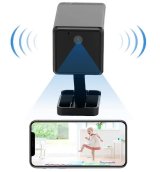 Мини Wi-Fi камера 2,4 ГГц / 5 ГГц + FULL HD с ИК-светодиодом + магнитный держатель с водонепроницаемым чехлом IP68