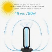 UVC lamps - uv light disinfection 38W with 360° ozone sterilization