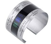 Wine thermometer steel strip - thermometer ng bote ng alak