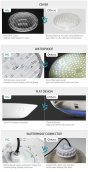Vodotesne led svetlo do bazena biele 3000K s IP68 osvetlenie pre bazény 24W