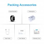Spionkamera digital armbandsur + video + foto + diktafon + 16 GB minne