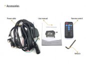 DVR 7" cúvací LCD monitor s možnosťou pripojenia a nahrávania záznamu zo 4 cúvacích kamier