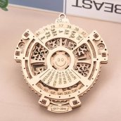 Quebra-cabeça de calendário de madeira 3D Diário (Ano / Mês / Dia) - 21 peças
