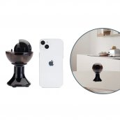 Câmera de segurança Wifi/P2P (aplicativo Tuya iOS/Android) giratória 330° com FULL HD + áudio bidirecional + LED IR