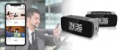 Ceas cu alarmă cu cameră FULL HD cu IR LED + WiFi + P2P + Monitorizare aer