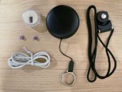 Spionazní sluchadlo - spy sluchátko na SIM kartu s bezdrotovým přenosem do 10m (mini klíčenka)