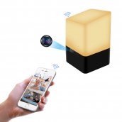 Mini USB LED Lampa s WiFi FULL HD kamerou a detekcí pohybu + dálkový ovladač.