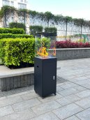 Gas heater - portable propane heater for gas cylinder outdoor use 155x42x42cm - FLAMEO