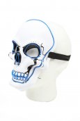 LED ansiktsmask - Skalleblå