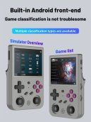 Retro game console handheld for children (Linux) - mini kids portable gaming 3,5" LCD 640x480px (64GB)