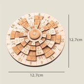 Matematička slagalica 3D - Drvena matematička slagalica mozgalica sa brojevima