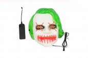 Joker mask - светодиодная мигающая маска на лице