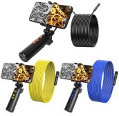 Boroskopická kamera 8mm duálna FULL HD s Wifi + podstavcom na mobil - 5m kábel