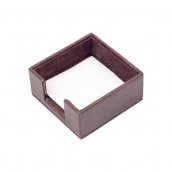 Accessori da ufficio - SET 8 pezzi - Pelle marrone di lusso (Hand Made)