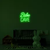 İç mekan için duvarda 3D LED tabelalar - Babe cave 50 cm
