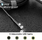 Boroskopická kamera 8mm duálna FULL HD s Wifi + podstavcom na mobil - 5m kábel