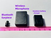 Spionazne sluchadlo do ucha - spy sluchatko s Bluetooth s mini vysielačom + externým mikrofónom