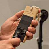 Scheermesslijper - luxe houten Gentleman's Choice scheermesjesslijper