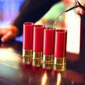 Bullet shot glass - nuċċalijiet shotgun bullets sett 4pcs ta 'volum 44 ml