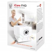 Indoor Full HD IP Security camera iCare FHD - 8 IR LEDs wih emergency remote control and face detection