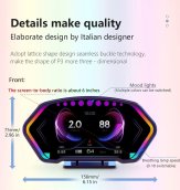 Best hud for car - car onboard computer - OBD Multifunctional sports Accelerometer 6" display