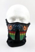 Máscara LED Equalizador sensível ao som - estilo DJ