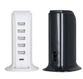 Nabíjacia stanica USB s kamerou Wifi s P2P (Android / iOS) - 6 portov nabíjacích USB