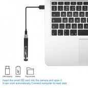 Penna con fotocamera - Registratore nascosto spia FULL HD 1080P + supporto micro SD fino a 64 GB