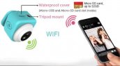 Mini Wireless Spy Camera FULL HD vandtæt med 122 ° vinkel