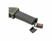 Handheld metal detector wand on 9V battery - (sound/vibration/LED signaling)