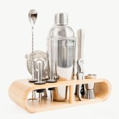 Set shaker per cocktail - macchina per cocktail da 750 ml - kit regalo per baristi accessori argento/oro