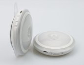 LED round light with Li-on battery + motion sensor