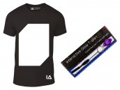 Camiseta interactiva con láser UV - dibuja tu motivo