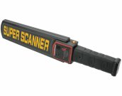 Handheld metal detector wand on 9V battery - (sound/vibration/LED signaling)