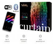 Smart LED svjetlosna zavjesa 1,5m x 2,1m - Twinkly zavjesa sa 210 kom RGB + W + BT + Wi-Fi